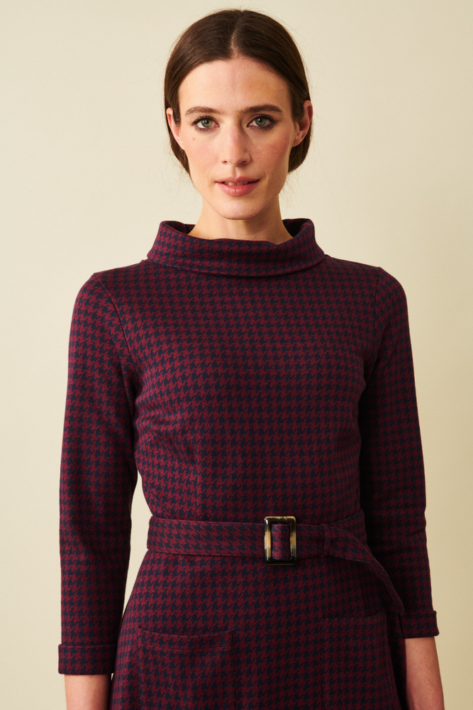 Kim Houndstooth Dress