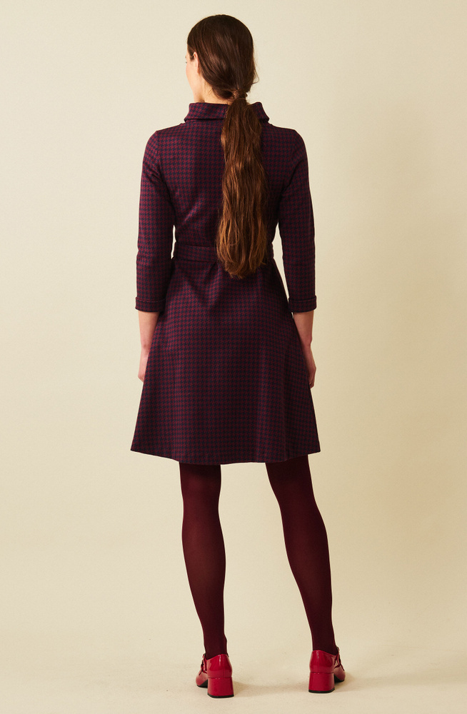 Kim Houndstooth Dress