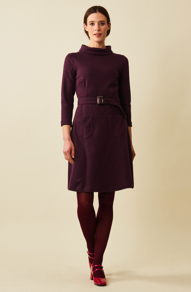 Kim Houndstooth Dress