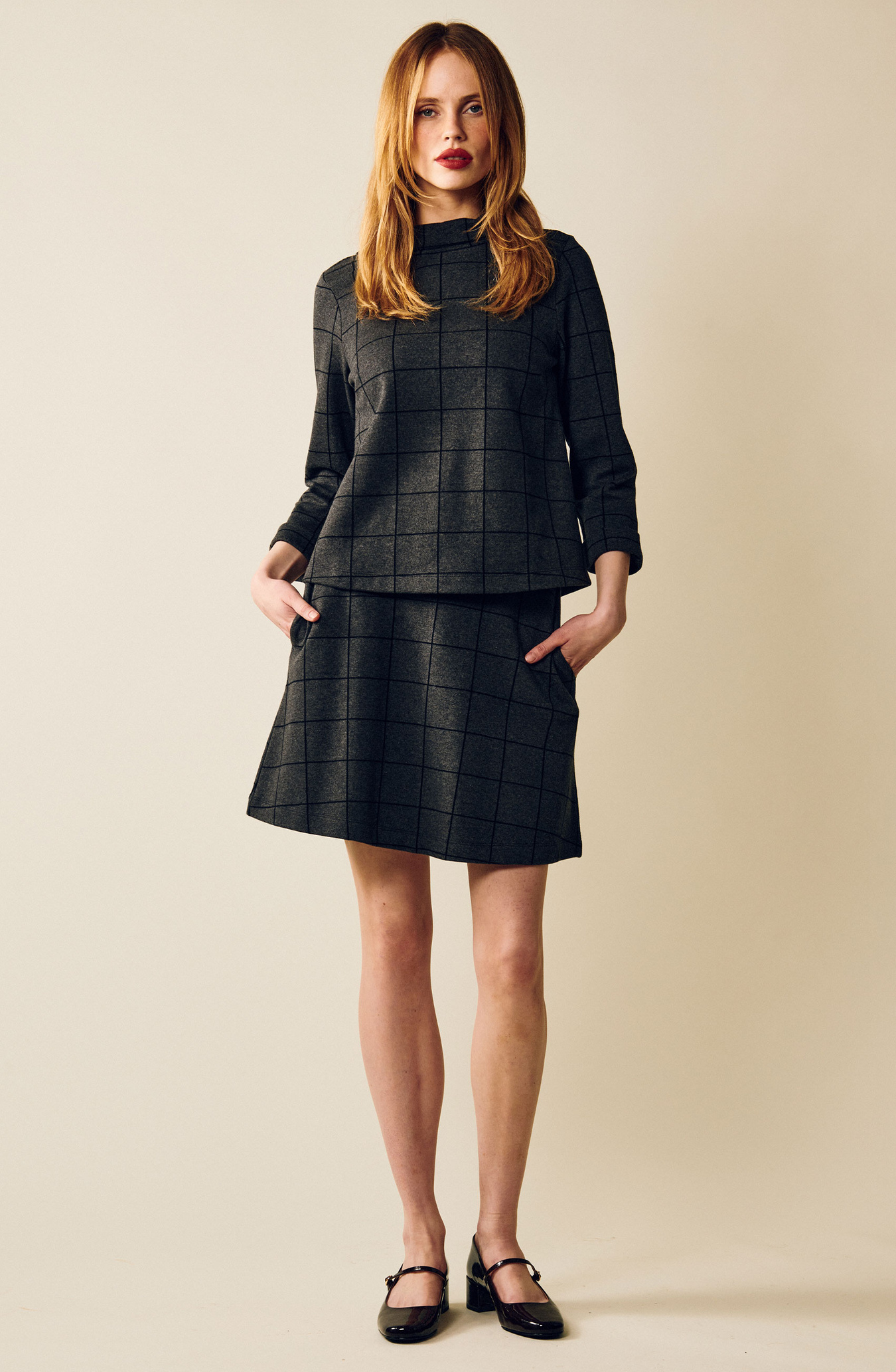 Melina Check Skirt