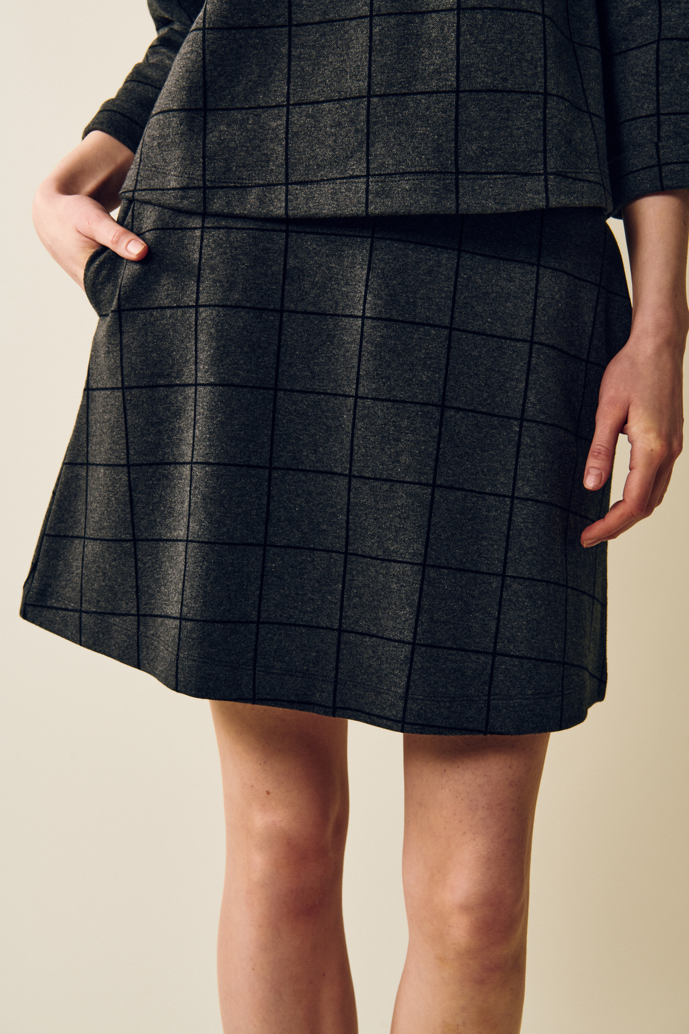 Melina Check Skirt