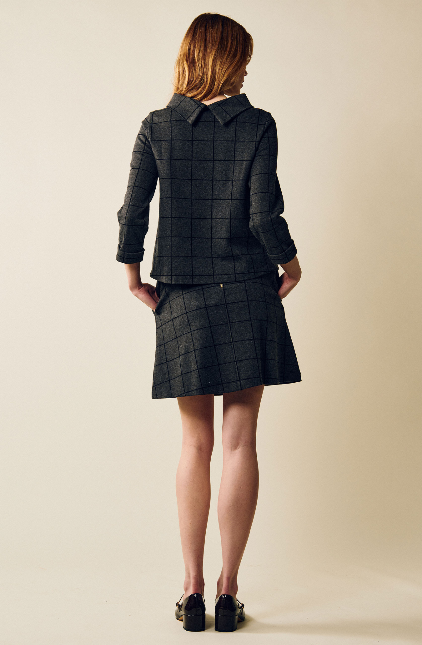 Melina Check Skirt