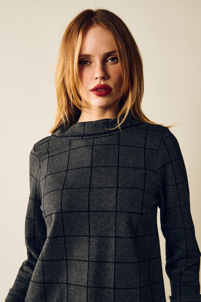Tara Check Jumper