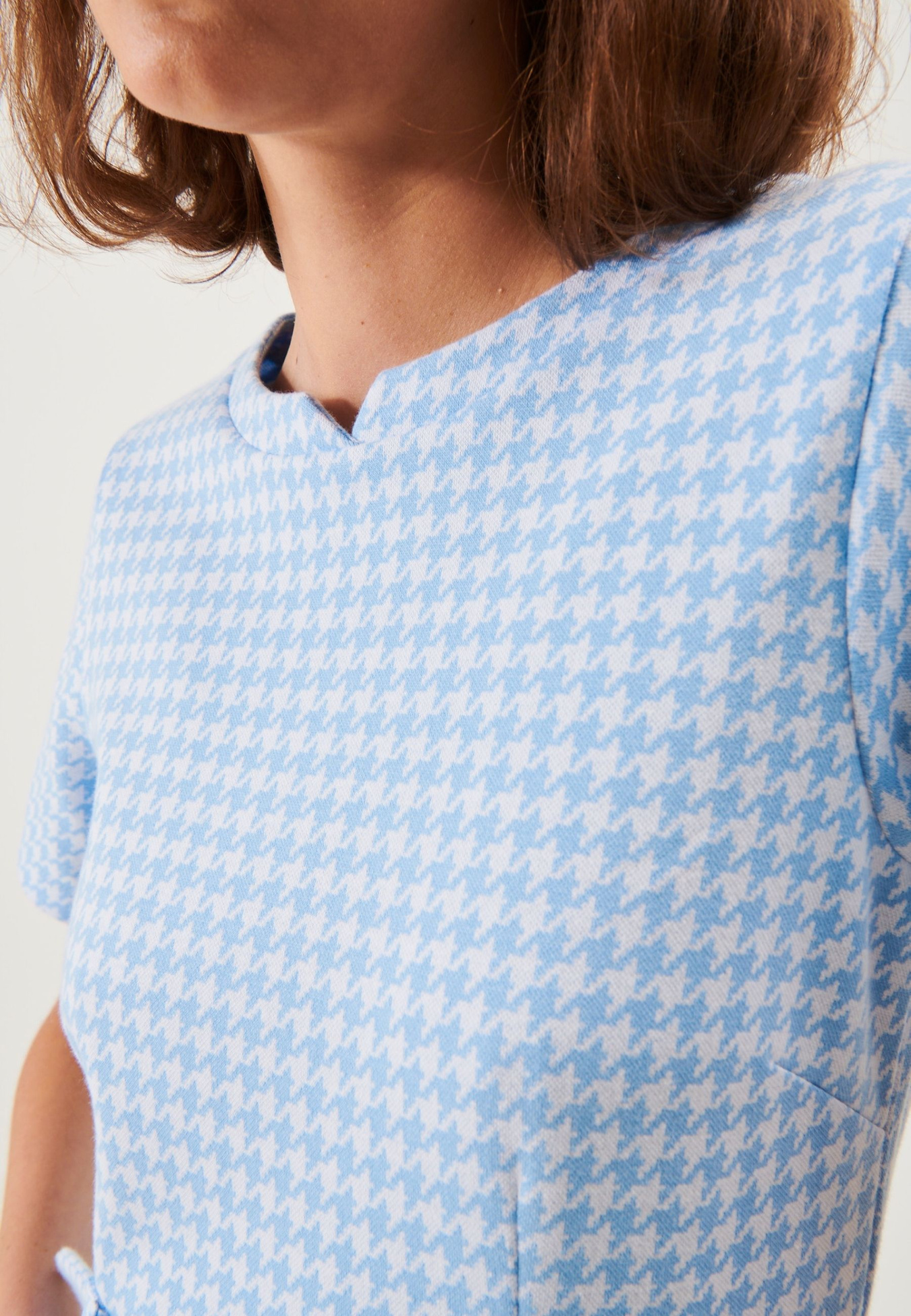 Paulina Houndstooth Dress