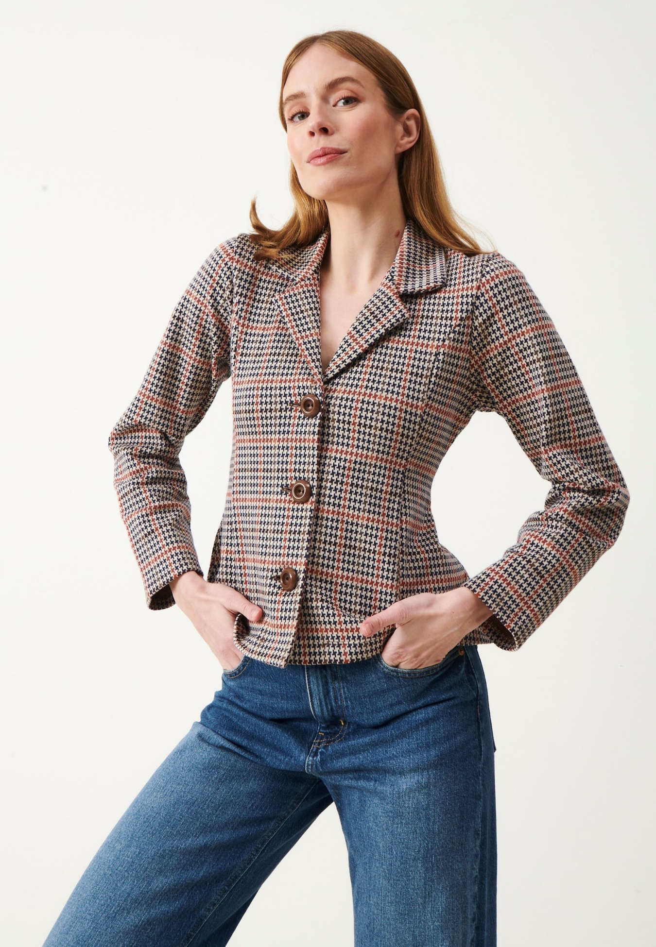 Sine Blazer Glen check