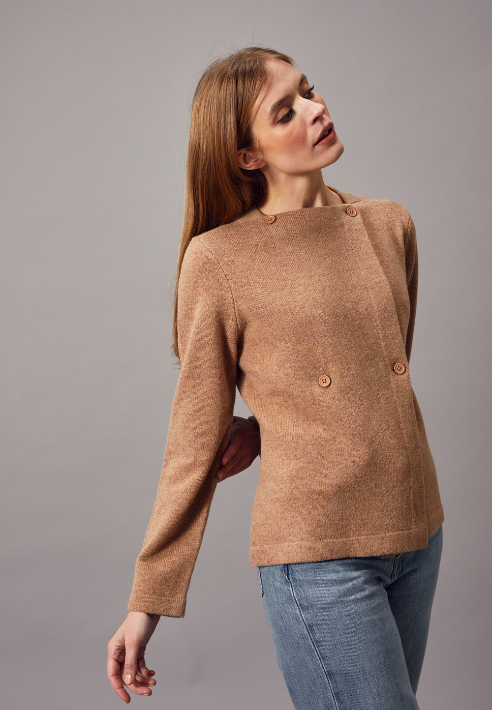 Marlis Cardigan - Cardigan in 100% Lambswool