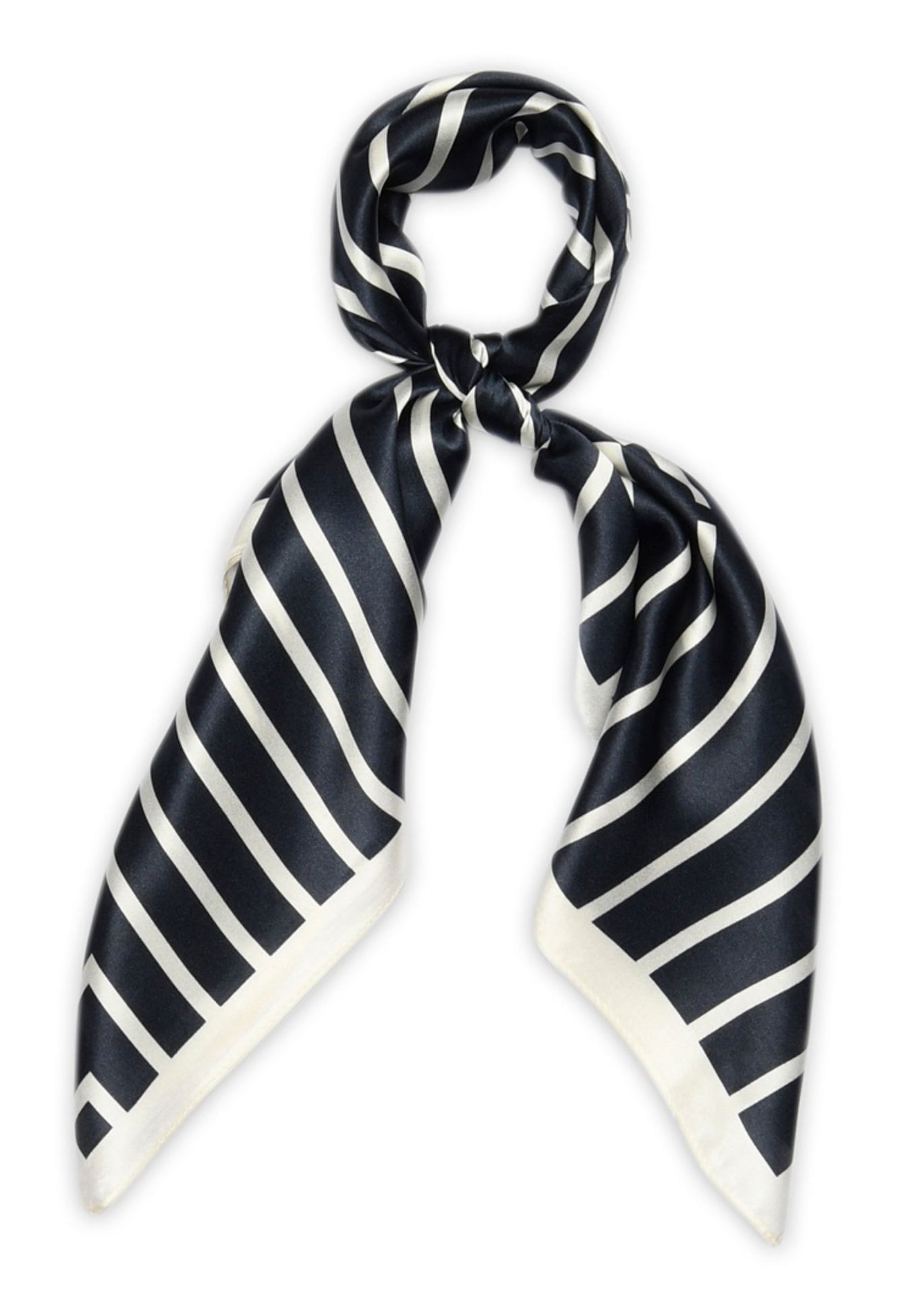 Lines silk scarf